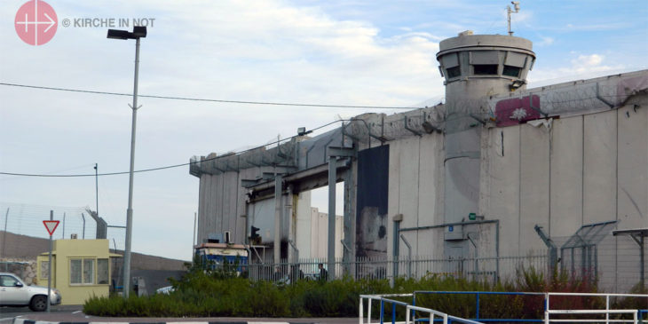 Grenzübergang bei Bethlehem.