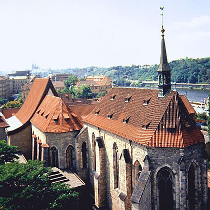 Agnes-Kloster, heute Ausstellungsräume der Nationalgalerie in Prag. Foto: Joachim Schäfer - Ökumenisches Heiligenlexikon