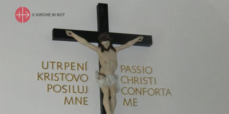 “Passio Christi Conforta Me – Leiden Christi, stärke mich!”, war der Wahlspruch für sein Bischofswappen.