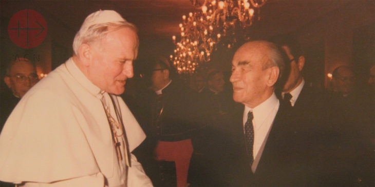 Papst Johannes Paul II. bei seinem Besuch in der Türkei 1979