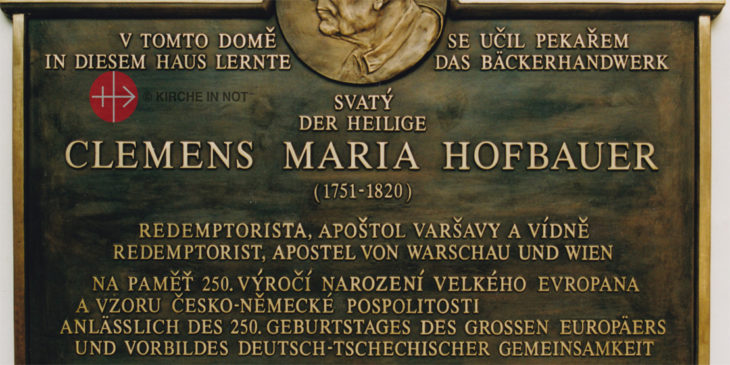 Gedenktafel am Geburtsort in Taßwitz