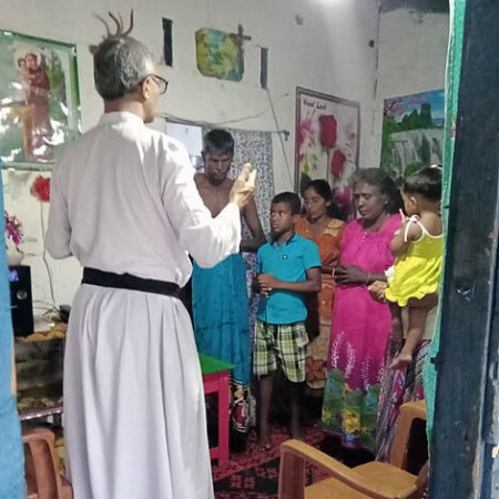 Unterstützen Sie die Bauarbeiten in der Pfarrei in Sri Lanka