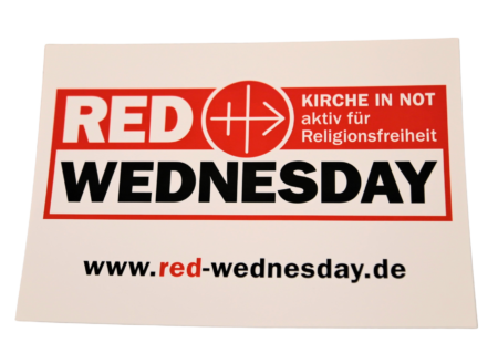 Aufkleber: Red Wednesday