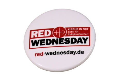 Ansteck-Button: Red Wednesday