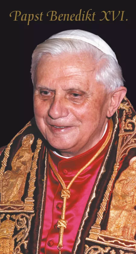 Gebetsblatt Papst Benedikt XVI.