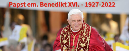 Papst em. Benedikt XVI. ist tot - KIRCHE IN NOT trauert um einen Freund und Förderer