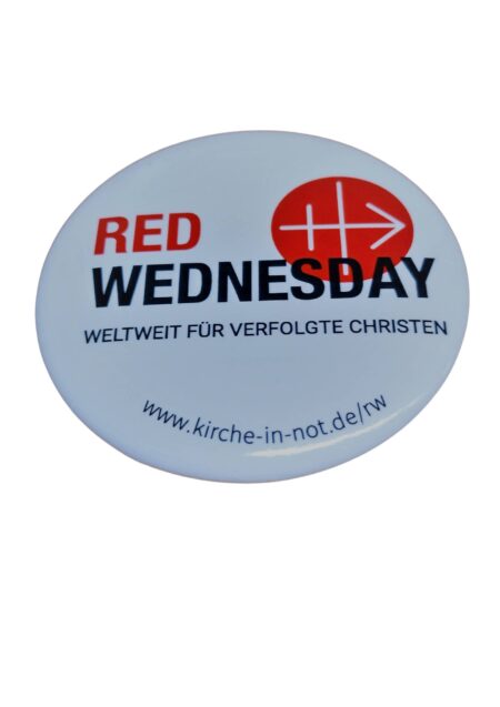 Ansteck-Button: Red Wednesday