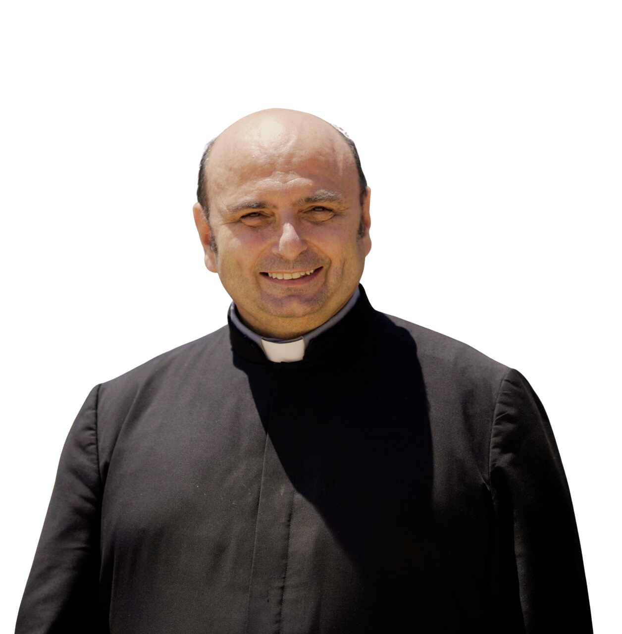 Pater Gabriel Romanelli bei seinem Dienst in der Pfarrei Heilige Familie des Lateinischen Patriarchats in Gaza