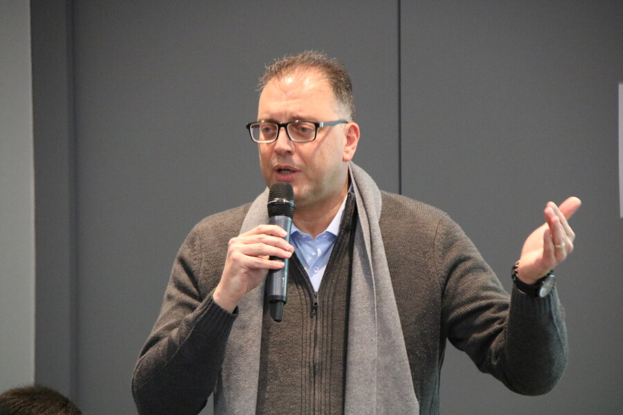 George Akroush, Leiter des Büros für Projektentwicklung beim Lateinischen Patriarchat von Jerusalem.