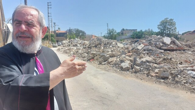 Der maronitisch-katholische Priester Maroun Youssef Ghafari aus Alma Sha’b im Libanon. 