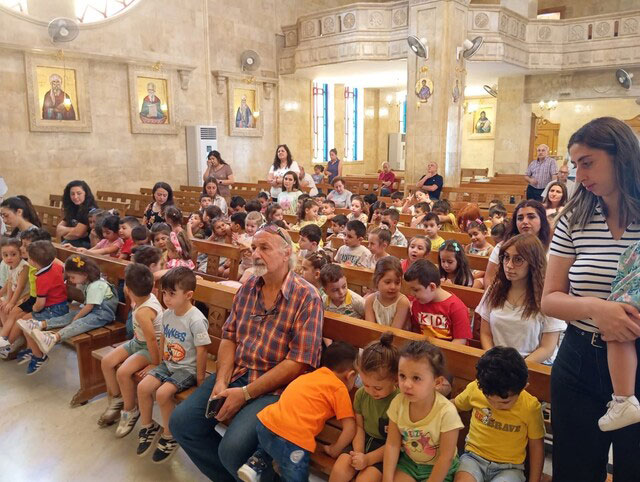 Gottesdienst in Aleppo