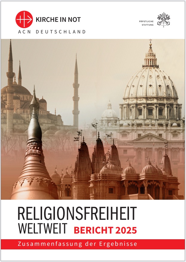 Titelbild des Religionsfreiheits-Berichts 2025